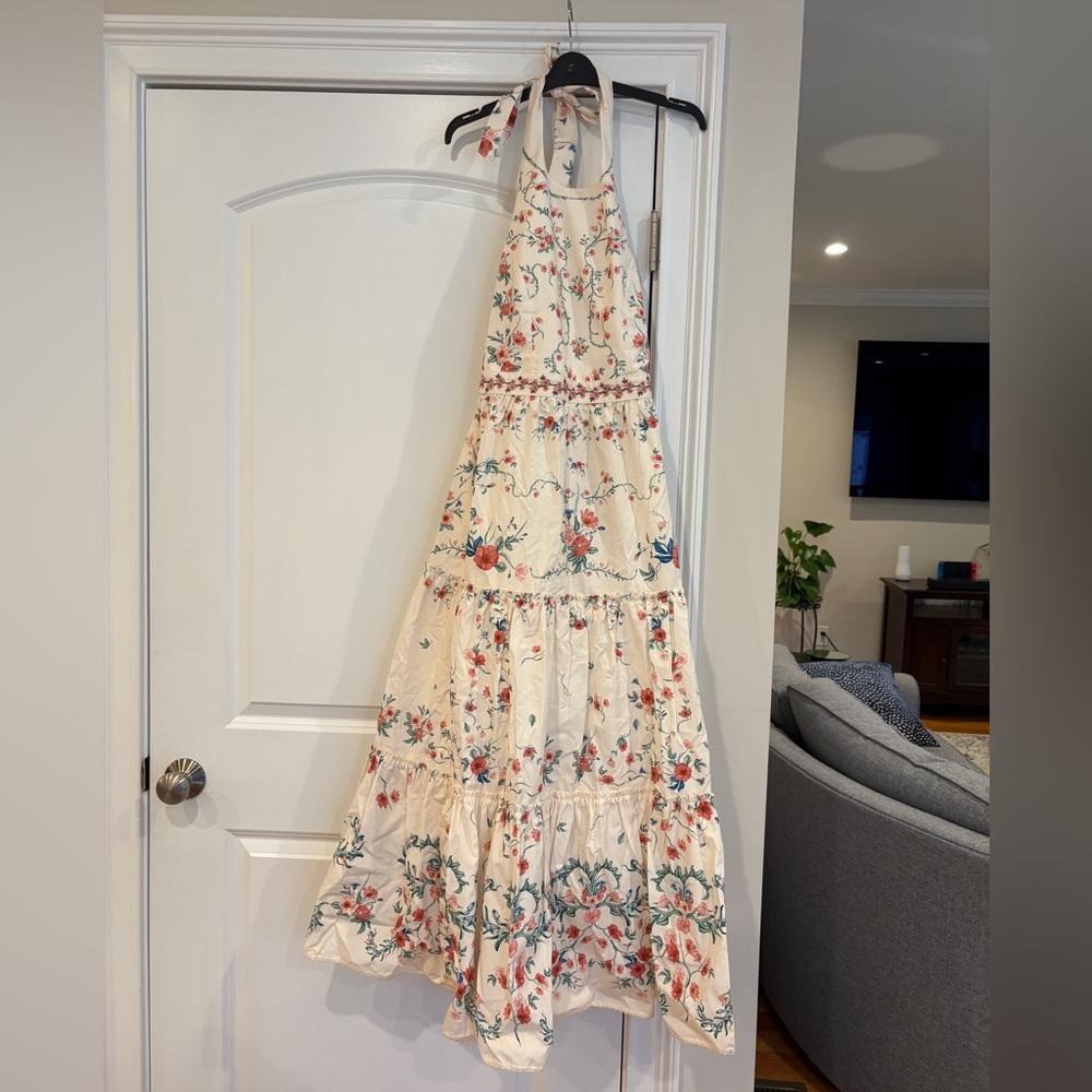 Agua by Agua Bendita Consuelo Mosqueta Floral Midi-Dress - Picture 4 of 7